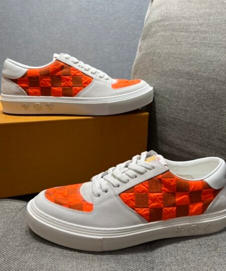 Louis Vuittion LV Ollie Richelieu Sneaker Orange For Men LV
