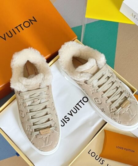 Louis Vuitton Women’s Time Out Sneaker Beige For Women LV