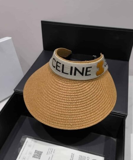 Celine Sedge Summer Hat Brown Celine Hat
