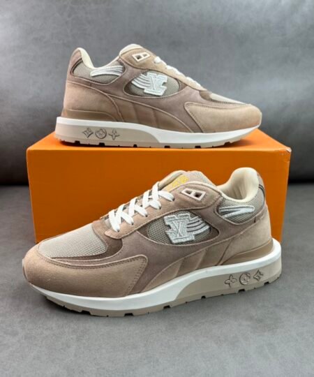 Louis Vuitton Run Away Sneaker Beige For Men LV 1AA6N9