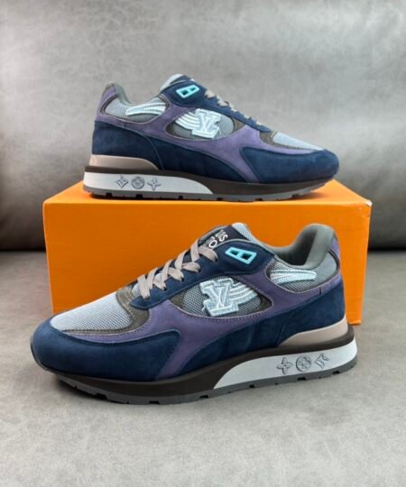 Louis Vuitton Run Away Sneaker Blue For Men LV 1A9J03