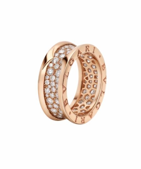 Bvlgari B.zero1 Ring Rose Gold For Women 361147
