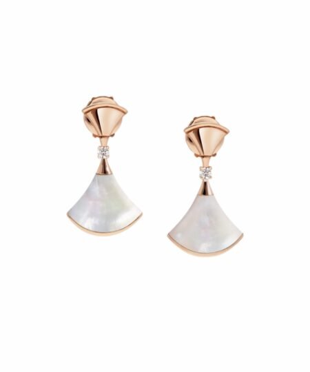 Bvlgari Divas’ Dream Earrings Rose Gold For Women 350740