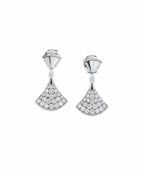 Bvlgari Divas’ Dream Earrings White Gold For Women 351100