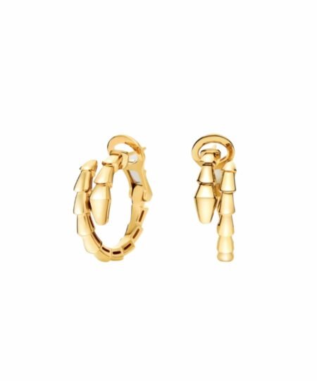 Bvlgari Serpenti Viper Earrings Yellow Gold For Women 361291