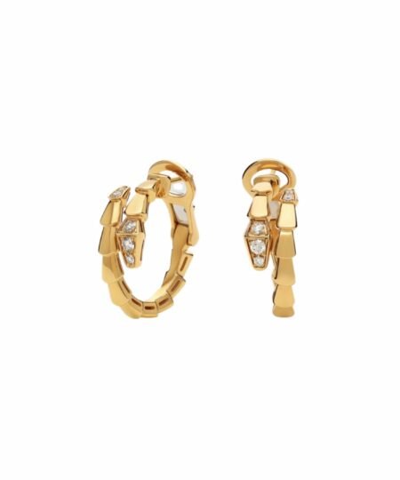 Bvlgari Serpenti Viper Earrings Yellow Gold For Women 360444