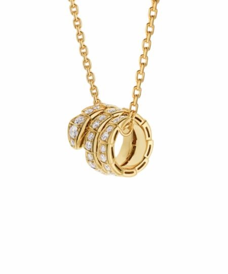 Bvlgari Serpenti Viper Necklace Yellow Gold For Women 357936