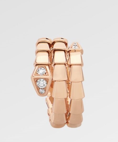 Alternative view of Bvlgari Serpenti Viper Ring Rose Gold For Women 357867