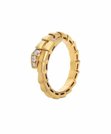 Bvlgari Serpenti Viper Ring Yellow Gold For Women 360461