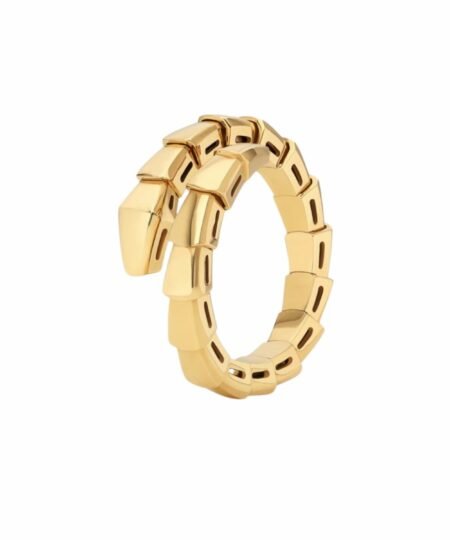 Bvlgari Serpenti Viper Ring Yellow Gold For Women 358642