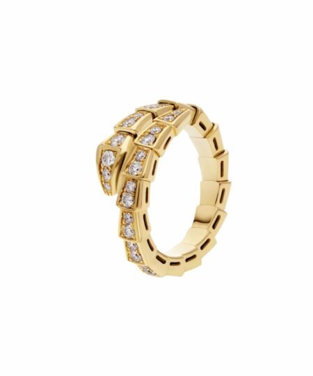 Bvlgari Serpenti Viper Ring Yellow Gold For Women 357494