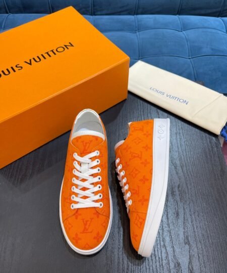 Louis Vuittion LV Resort Sneaker Orange For Men LV