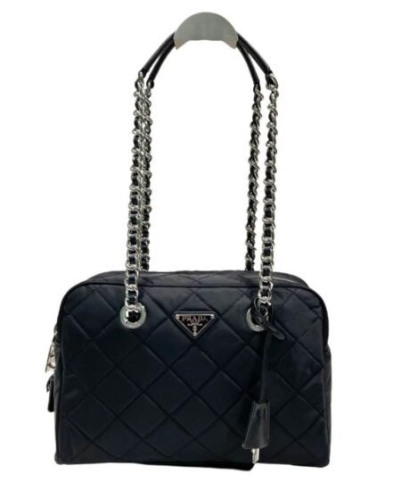 Chain 2way Bag Black For Women 11.8 in / 30 cm