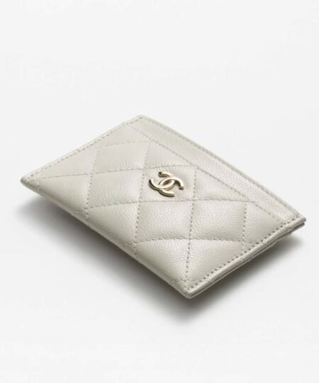 Alternative view of Chanel Classic Card Holder Light Grey For Women 4.4in/11.2cm AP0213 B10583 NW786