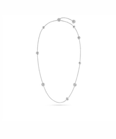 Chanel Les Infinis De Camélia Necklace White Gold For Women J11876