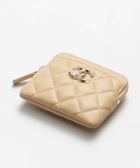 Alternative view of Chanel Zipped Coin Purse Beige 4.1in/10.5cm For Women AP4196 B17694 NZG75
