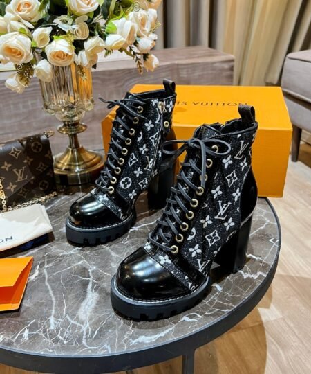 Louis Vuitton Women’s Star Trail Ankle Boot Black For Women LV