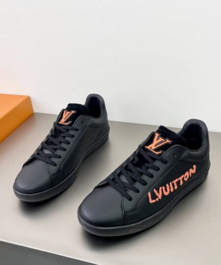 Louis Vuittion Luxembourg Samothrace Sneaker Black For Men LV 1A9JCN