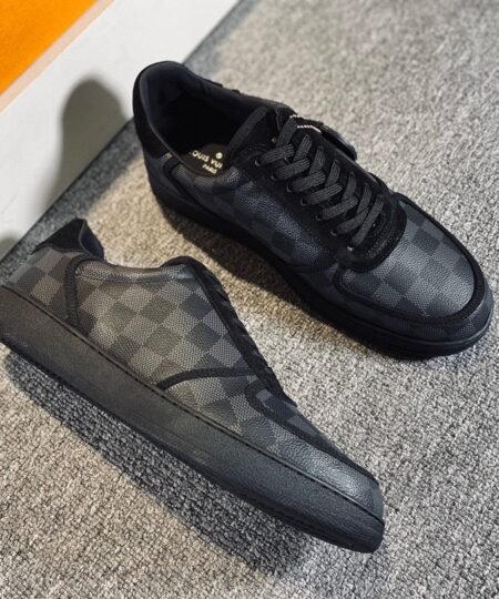 Louis Vuitton Rivoli Sneaker Black For Men LV