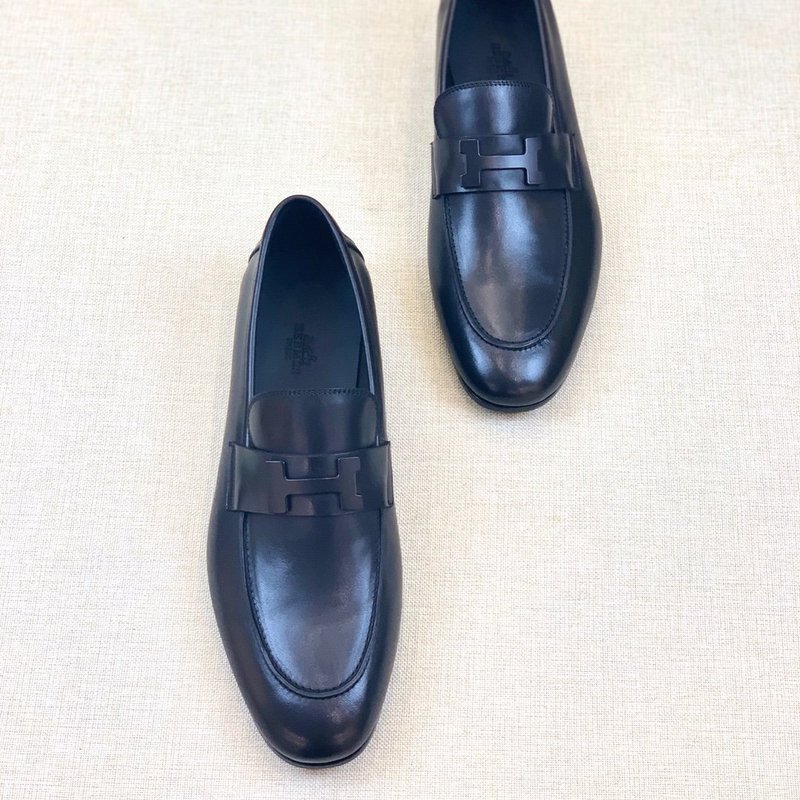 Hermes Paris Loafer Black For Men - Image 7