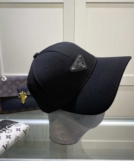 Alternative view of Prada Drill Baseball Cap Black Prada Cap