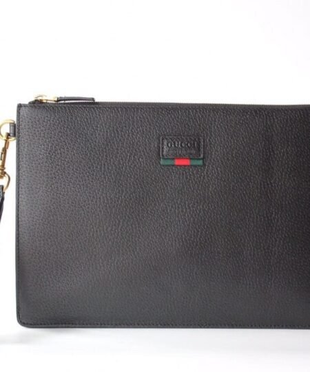Gucci Animalier Pouch Black For Men, Men's Pouch 12in/30.5cm GG