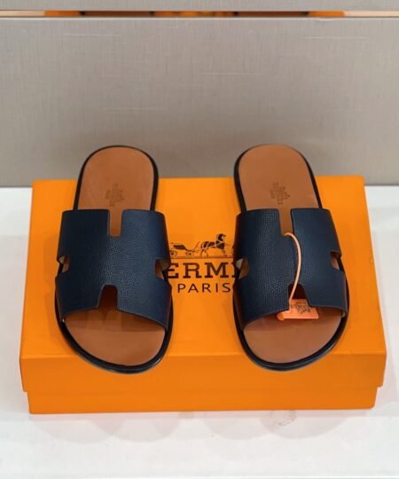 Hermes Izmir Sandal Black And Brown For Men