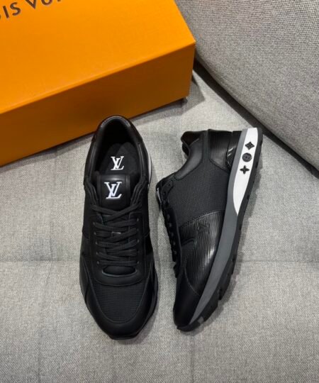 Louis Vuitton Run Away Sneaker Black For Men LV