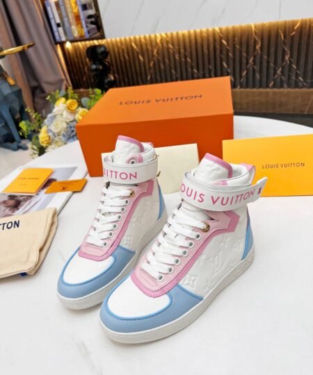 Louis Vuitton Women’s Boombox Sneaker Boot Pink For Women LV
