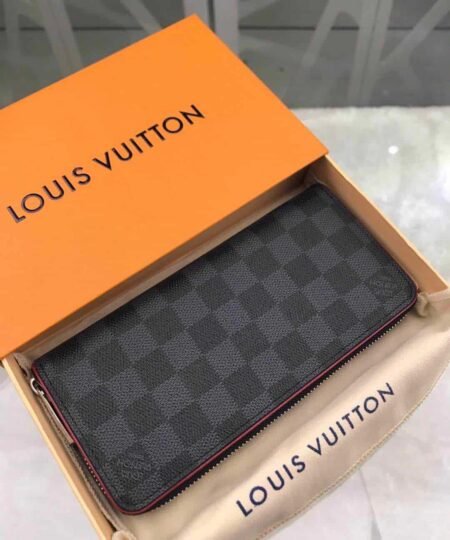 Alternative view of Louis Vuitton Zippy Wallet Vertical Wallet Damier Graphite Canvas For Men 7.9in/20cm LV