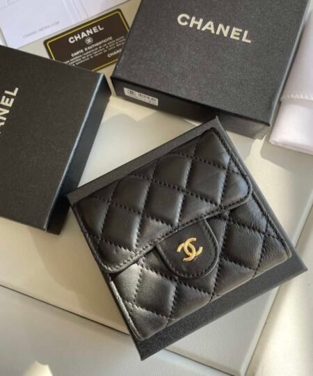 Chanel Small Classic Flap Wallet Black Bag For Women 10.5cm/4.1in AP0231 Y01295 C3906