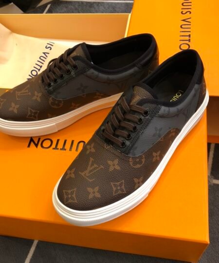 Louis Vuitton LV Trocadero Richelieu Sneaker Brown For Men LV