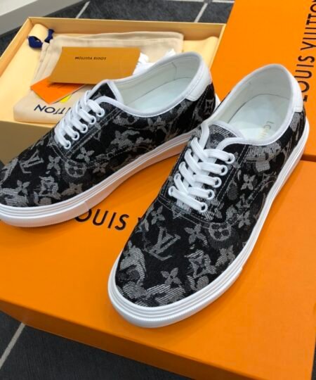 Louis Vuitton LV Trocadero Richelieu Sneaker Black For Men LV