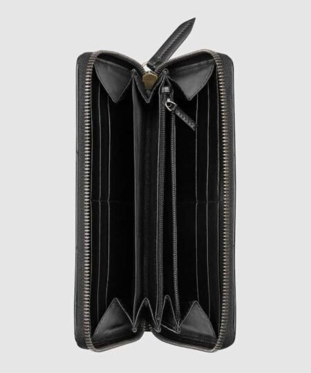 Alternative view of Gucci GG Marmont Zip Around Wallet Black For Women 7.4in/19cm 443123 DTD1T 1000