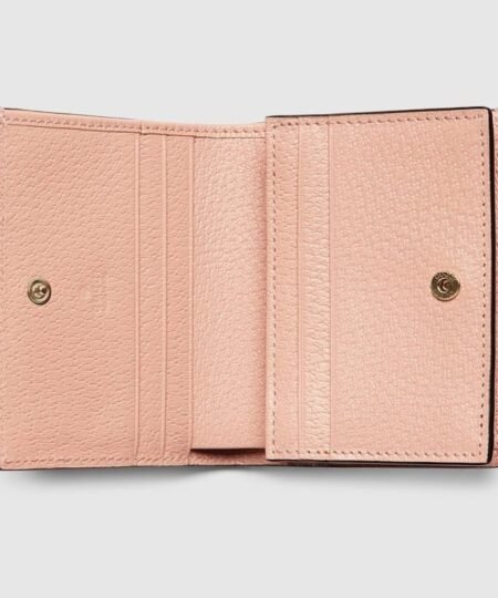Alternative view of Gucci Ophidia GG Card Case Wallet Dusty Pink For Women 4.5in/11cm 523155 FAD03 6241