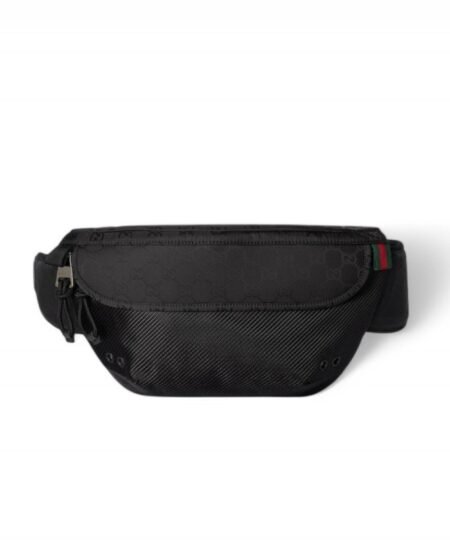 Gucci Small GG Belt Bag Black For Men 12.6in/32cm ‎804262 FAD76 1047