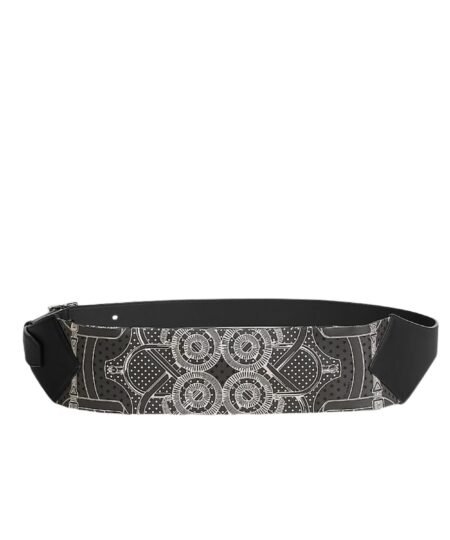 Hermes Banasilk Belt Bag Black For Men 14cm/5.7in – H085437CKAA