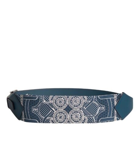 Hermes Banasilk Belt Bag Blue For Men 14cm/5.7in – H085437CKAB