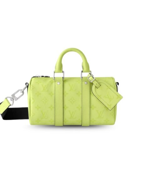 Louis Vuitton Keepall Bandoulière 25 Lemon Yellow For Men 9.8in/25cm M14078