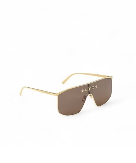 Alternative view of Louis Vuitton LV Golden Mask Sunglasses Brown Z1717U