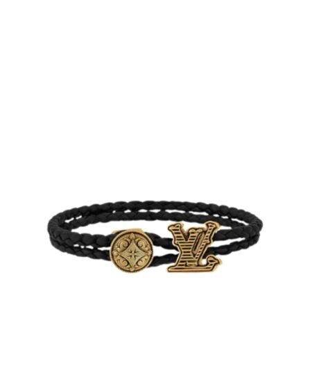 Louis Vuitton LV Rodeo Bracelet Black 19cm/7.5in – M8735E