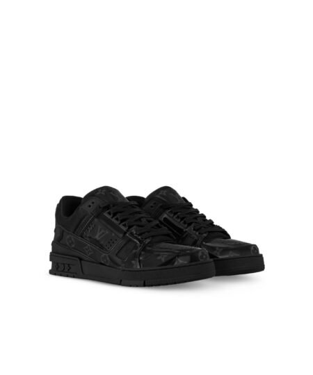 Louis Vuitton Trainer Sneaker Black For Men – 1AHDK8