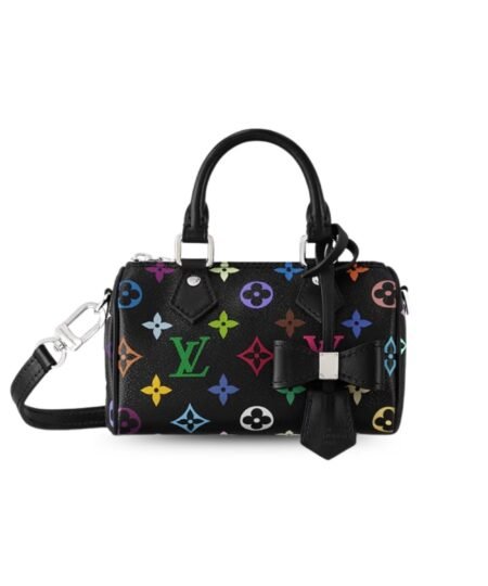 Louis Vuitton LV x TM Nano Speedy Bag Multicolore Noir For Women 6.3in/16cm M13406