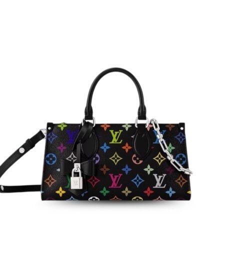 Louis Vuitton LV x TM OnTheGo East West Chain Handbag Multicolore Black For Women 9.8in/25cm M13260