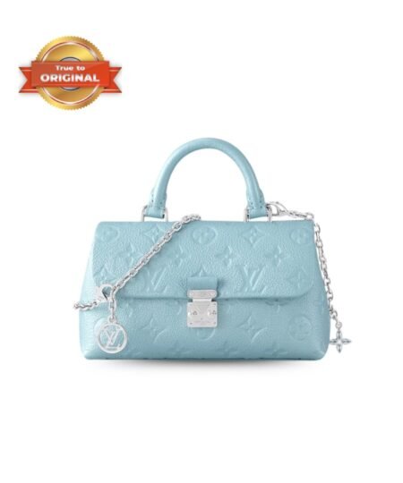 [True-to-ORIGINAL] Louis Vuitton Nano Madeleine Azur Frost For Women 8.3in/21cm M12211