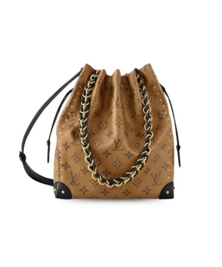 Louis Vuitton Noé Trunk PM Handbag Monogram Reverse Brown For Women 9.1in/23cm M13324