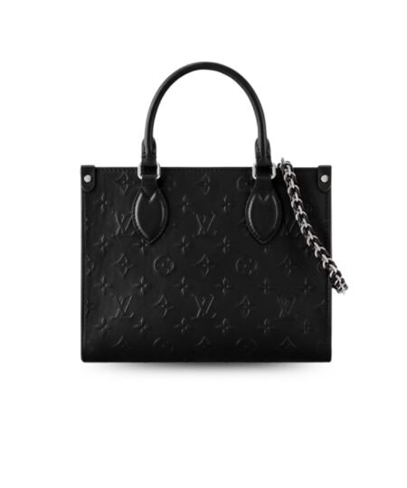 Louis Vuitton OnTheGo PM Handbag Black For Women 9.8in/25cm M14576