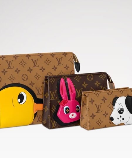 Alternative view of Louis Vuitton Trio Toilet Pouch Brown For Women M11254 9.8in/25cm