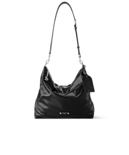 Louis Vuitton Vagabond Hobo Bag Black For Men 38cm/15in – M13986