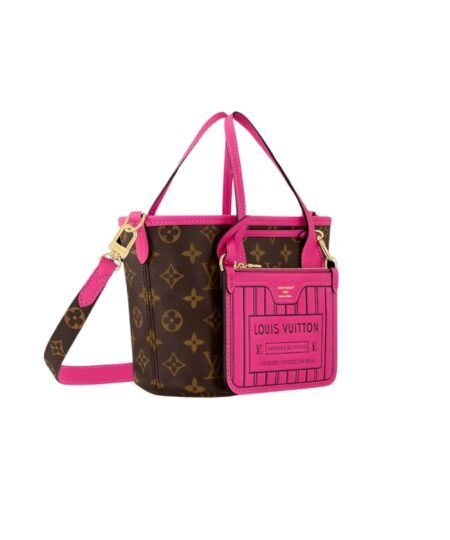 Alternative view of Louis Vuitton Neverfull Bandouliere Inside Out BB Rose For Women 24cm/9.4in - M12106